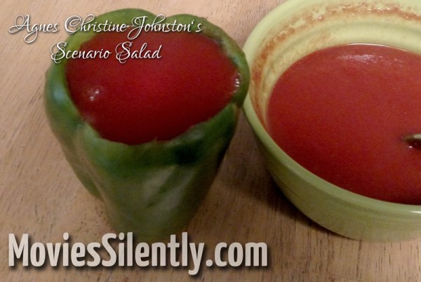 Into the pepper it went!