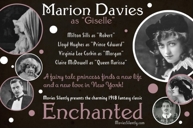 Enchanted recast as a 1918 silent film