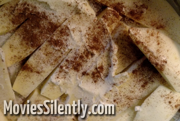 Some soft butter, sugar and cinnamon...