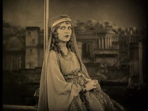 In costume for "Ben-Hur"