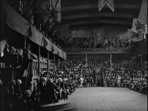 Rex Ingram handled huge sets with ease, as shown in "Scaramouche"