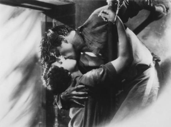 Lina Basquette and George Duryea in The Godless Girl.