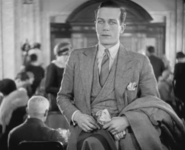 Yes, he looks very trustworthy. You should definitely leave with him.