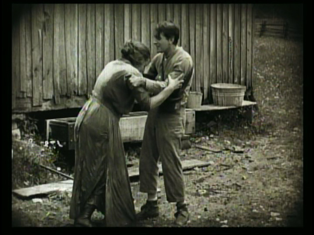 David and his mother.