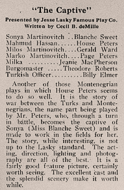 House Peters was becoming known for the whole Montenegro thing.