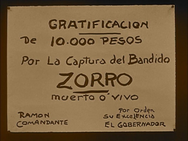 Everyone wants Zorro!