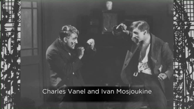 An enthusiastic bit of fisticuffs.