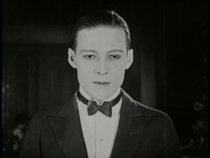 Fun Fact: Valentino's makeup was applied by a mortician.