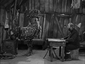 Did you know, audience, that Big Jim thinks the Tramp is a chicken? Well, he does.