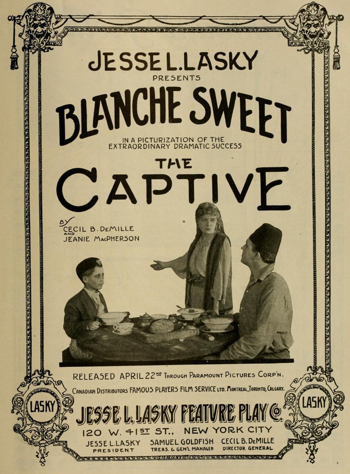 Blanche Sweet was the big draw for The Captive.