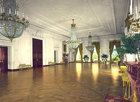 The East Room in 1904.