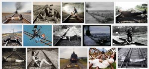 VERY specific. Also, only one of these images is from the silent era and, you guessed it, it's a Keystone comedy.