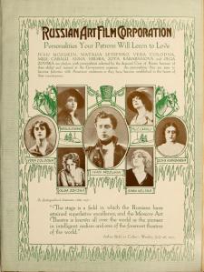 Early attempts to market Russian films in the United States.