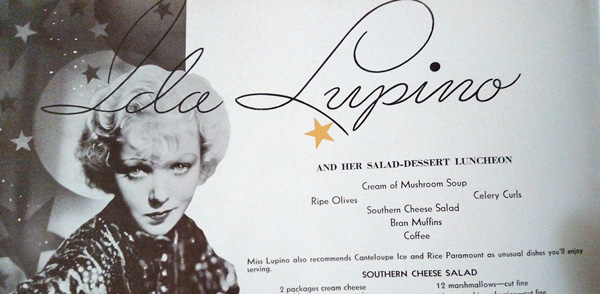 Does Ida Lupino have the key to the perfect cheese salad?