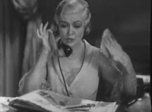 Laura La Plante has fun with her dizzy character.