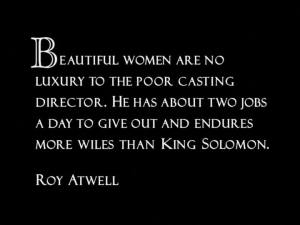 You hear that, girls? We’re a “luxury”