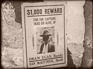 So did he pose for a wanted poster picture in his mask? Why?