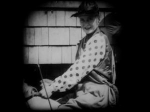 Horse-racing? In dotted sleeves? Oh, the scandal!