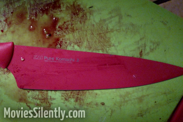 This is my cutting board, not a crime scene.