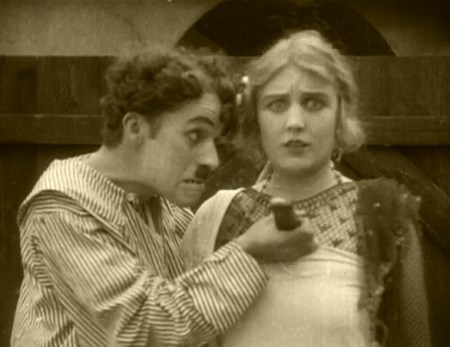 Charlie and Edna mug for the camera in the semi-outtake ending.