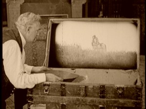 The judge remembers the old west thanks to double exposure.