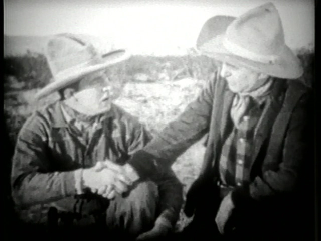 The bandit and the sheriff.