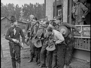 The west was ripe for parody.