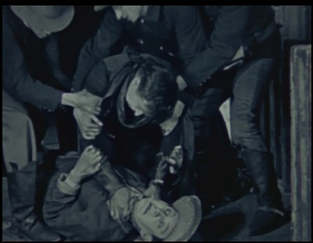 Deering attempts to remove Jordan’s head.