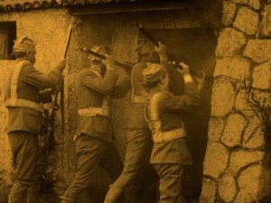 The scene in the completed film.