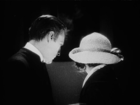 Would John Barrymore ever turn his back to camera without reason?