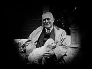 Zombie Riley and his zombie (?) pooch.