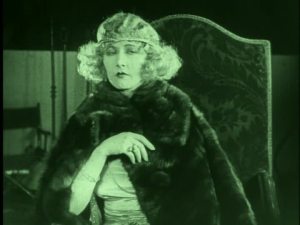 Mae Busch in vamp attire.