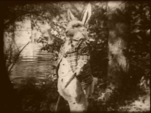 The White Rabbit in full regalia.