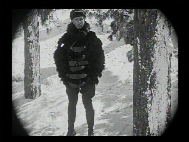 Lewis Stone is unsure if his coat has enough buckles.