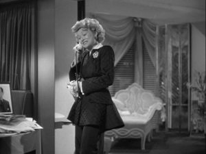 Griselda is wearing the hide of the wild bedspread.