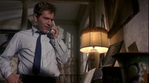 About half the film is made up of telephone conversations.