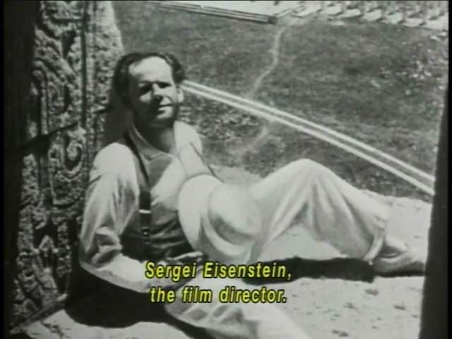 Sergei Eisenstein at work